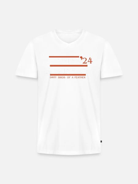 COUSINS 24 ROBINSON - Men's Premium Organic V-Neck T-Shirt - white