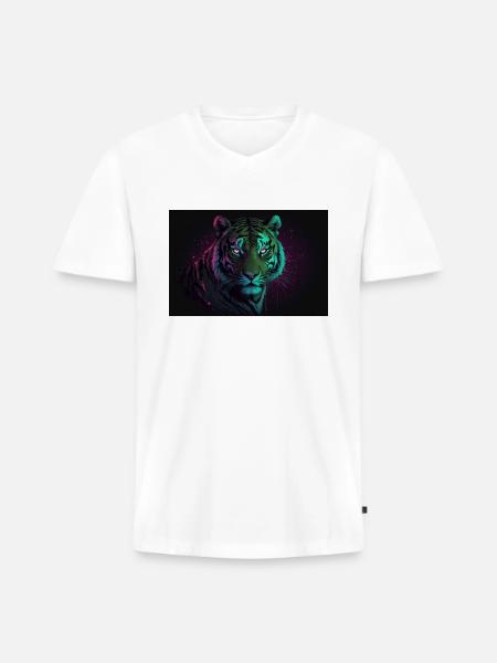 New collection - Men's Premium Organic V-Neck T-Shirt - white