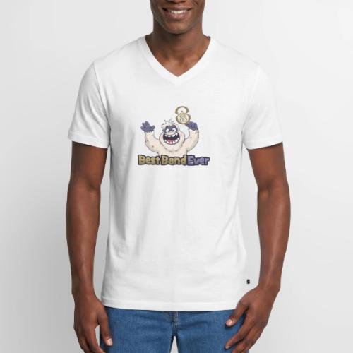 best band ever - Men's Premium Organic V-Neck T-Shirt