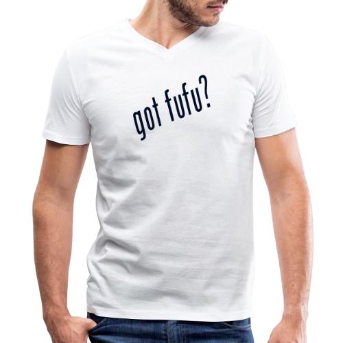 gotfufu-black - Men's Premium Organic V-Neck T-Shirt