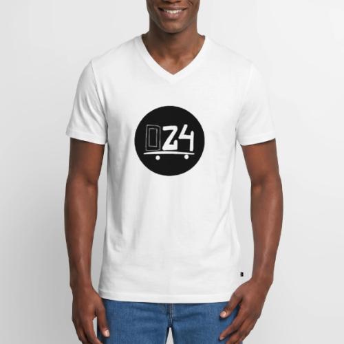 024 - Men's Premium Organic V-Neck T-Shirt