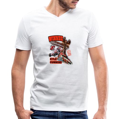 Kyle Cummins #LetsRaceTwo Winner - Men's Premium Organic V-Neck T-Shirt