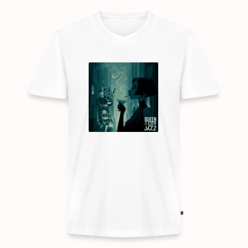 QCPB Jazz - Men's Premium Organic V-Neck T-Shirt