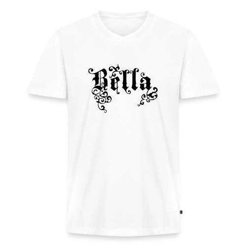 bella_gothic_swirls - Men's Premium Organic V-Neck T-Shirt
