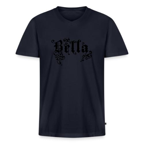 bella_gothic_swirls - Men's Premium Organic V-Neck T-Shirt