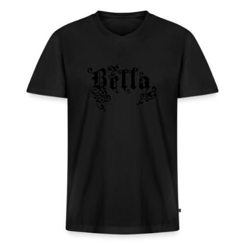 bella_gothic_swirls - Men's Premium Organic V-Neck T-Shirt