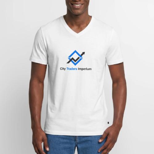 CTI Dark Logo - Men's Premium Organic V-Neck T-Shirt