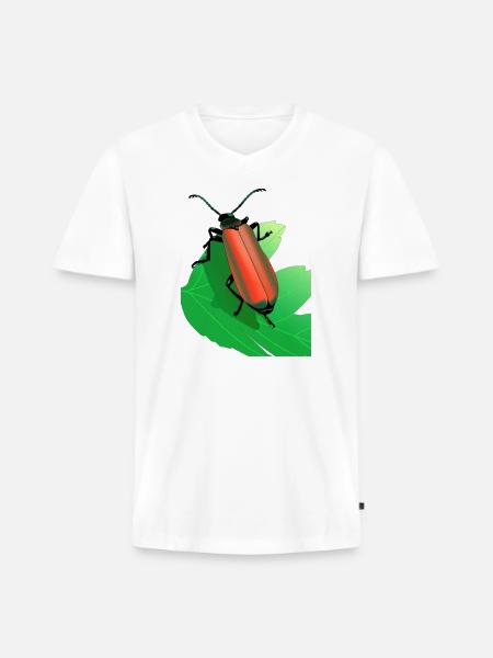 Micro Marvels - Men's Premium Organic V-Neck T-Shirt - white