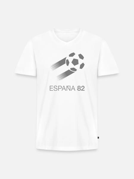 1982 World Cup Espana - Men's Premium Organic V-Neck T-Shirt - white