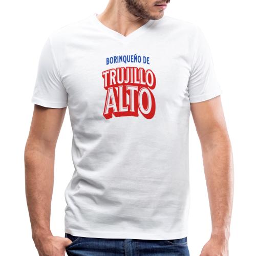 Borinqueno de Trujillo Alto - Men's Premium Organic V-Neck T-Shirt