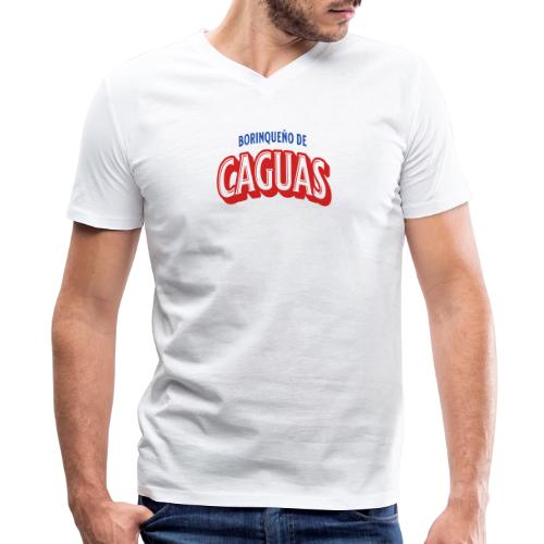 Borinqueno de Caguas - Men's Premium Organic V-Neck T-Shirt