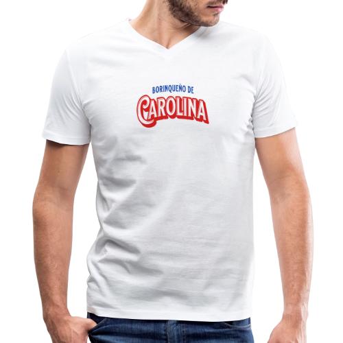 Borinqueno de Carolina - Men's Premium Organic V-Neck T-Shirt