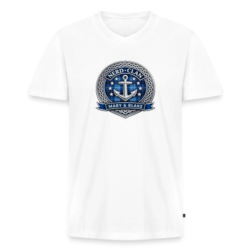 THE NERDCLAN - Men's Premium Organic V-Neck T-Shirt