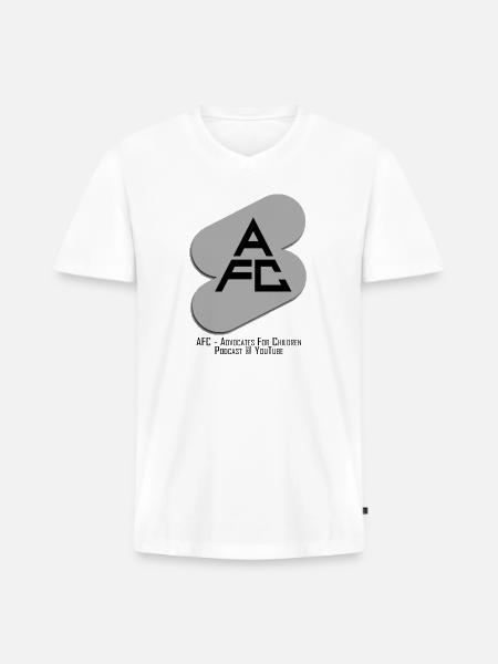 AFC Flash Gray Sign - Men's Premium Organic V-Neck T-Shirt - white