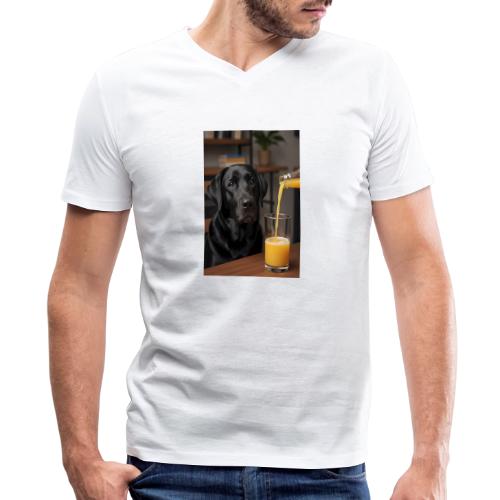 Golden Retriever Chill Juice Vibes - Men's Premium Organic V-Neck T-Shirt