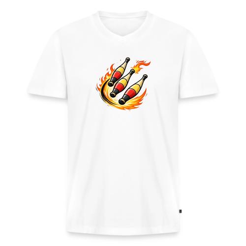 Juggling T - Men's Premium Organic V-Neck T-Shirt