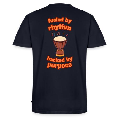 Fueled By Rhythm - Men's Premium Organic V-Neck T-Shirt