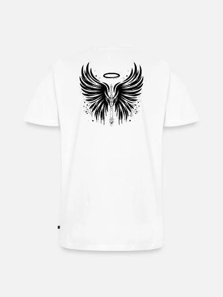 VELKRY Warrior Spirit - Men's Premium Organic V-Neck T-Shirt - white