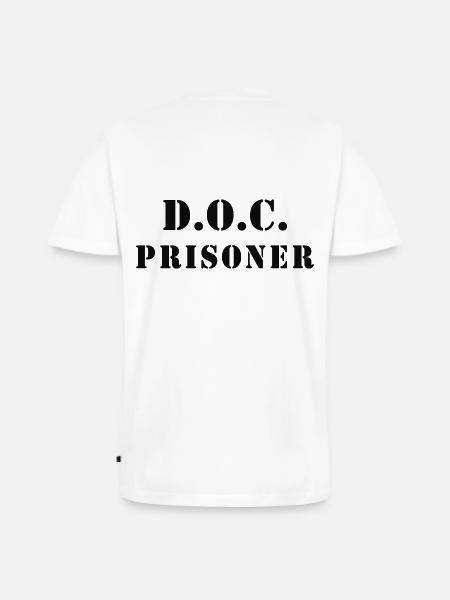 D.O.C Prisoner - Men's Premium Organic V-Neck T-Shirt - white