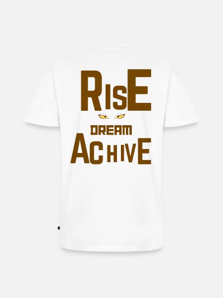 Visionary Ambition - Men's Premium Organic V-Neck T-Shirt - white