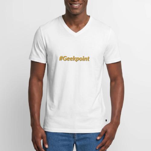 #Geekpoint - Men's Premium Organic V-Neck T-Shirt