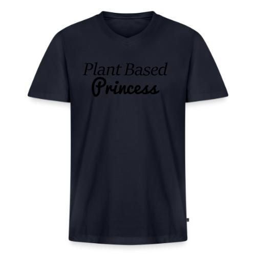 Plant Based Princess - Men's Premium Organic V-Neck T-Shirt