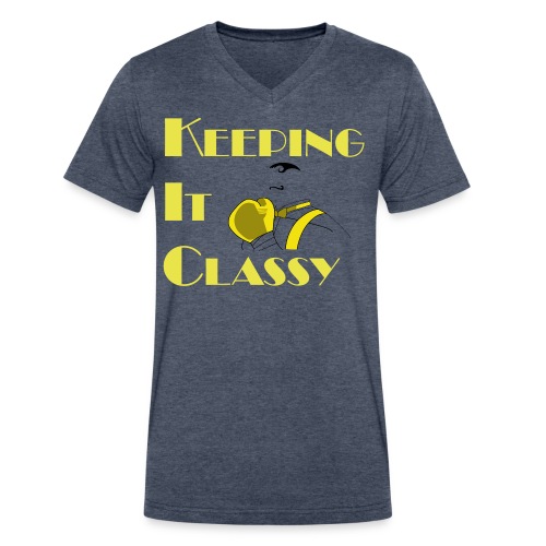 Keeping It Classy - Men's V-Neck T-Shirt by Canvas