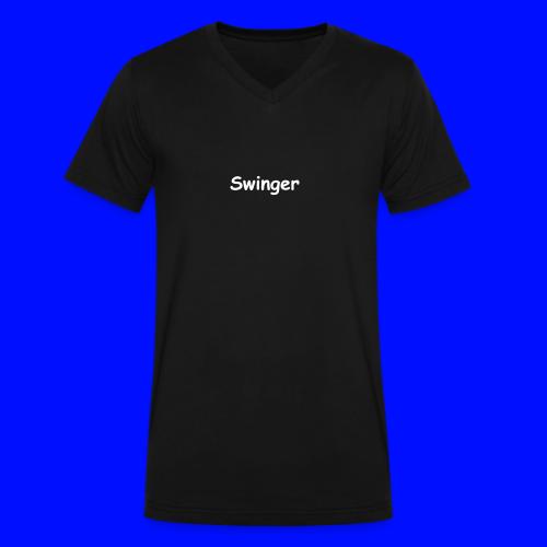Swinger - Men's V-Neck T-Shirt by Bella + Canvas