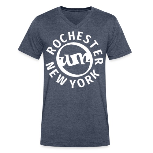 Rochester patch - Men's V-Neck T-Shirt by Canvas