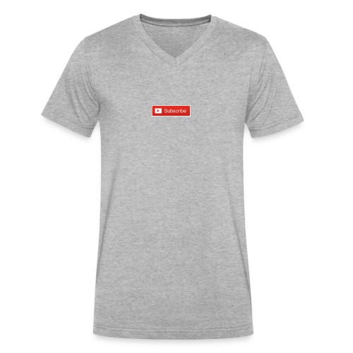YOUTUBE SUBSCRIBE - Men's V-Neck T-Shirt by Canvas