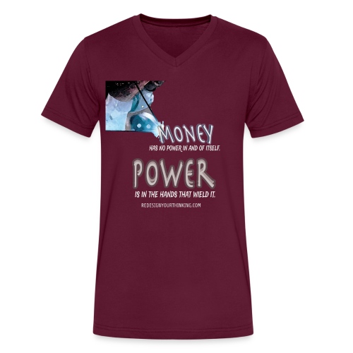 Power in Your Hands - Men's V-Neck T-Shirt by Canvas
