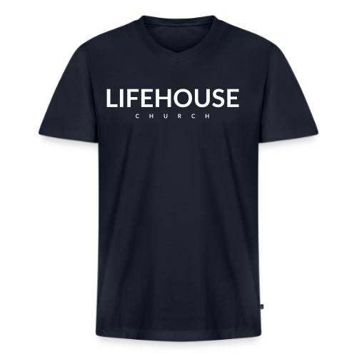 2020 LH Logo - Men's Premium Organic V-Neck T-Shirt