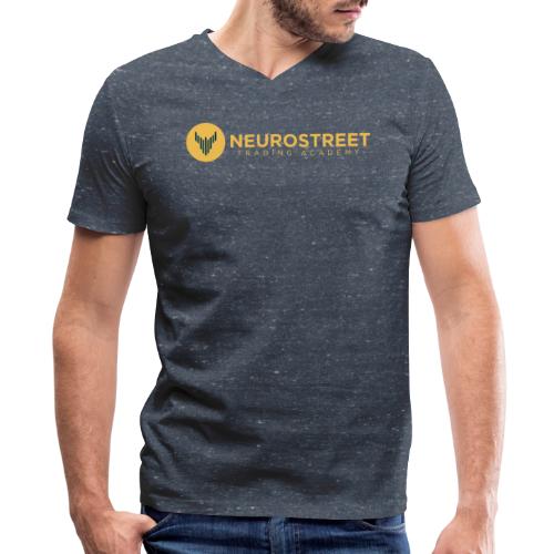 NeuroStreet Landscape Yellow - Men's V-Neck T-Shirt by Canvas