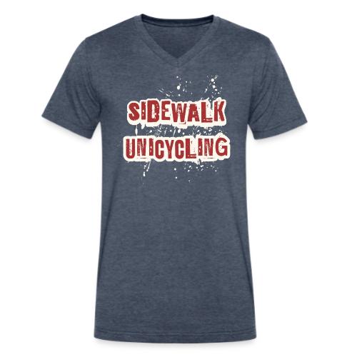 SIDEWALK UNICYCLING - Men's V-Neck T-Shirt by Bella + Canvas