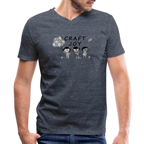 CraftJOY - Men's V-Neck T-Shirt by Bella + Canvas