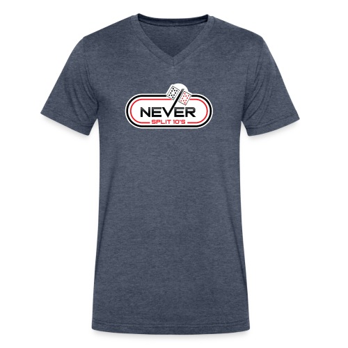 Never Split 10's Merchandise - Men's V-Neck T-Shirt by Canvas