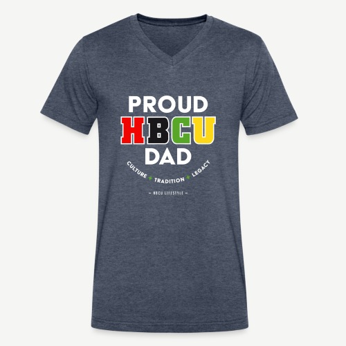 Proud HBCU Dad - Men's V-Neck T-Shirt by Canvas