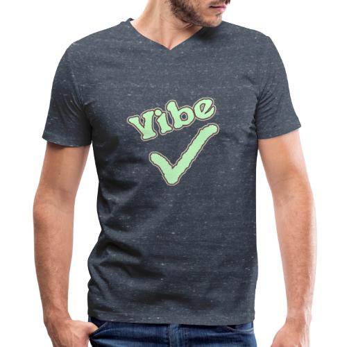 Vibe Check - Men's V-Neck T-Shirt by Canvas