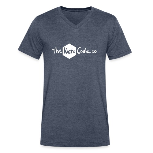 The KetoCode - Men's V-Neck T-Shirt by Canvas