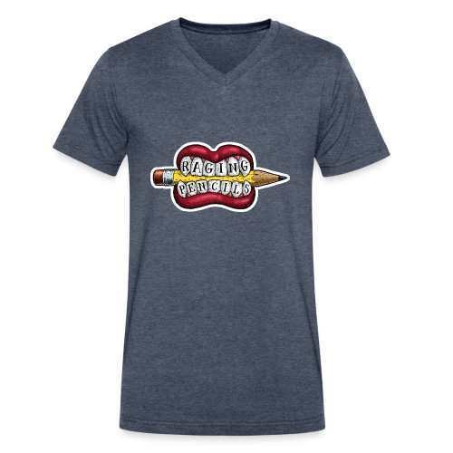 Raging Pencils Bargain Basement logo t-shirt - Men's V-Neck T-Shirt by Canvas