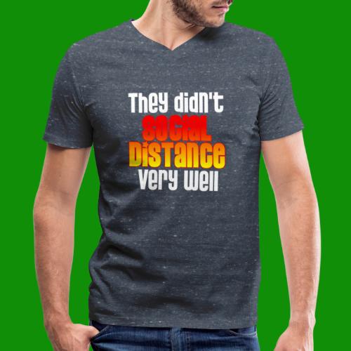 Social Distance Pregnancy - Men's V-Neck T-Shirt by Canvas