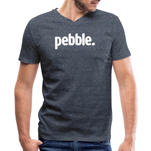 Pebble. V2 - Men's V-Neck T-Shirt by Canvas