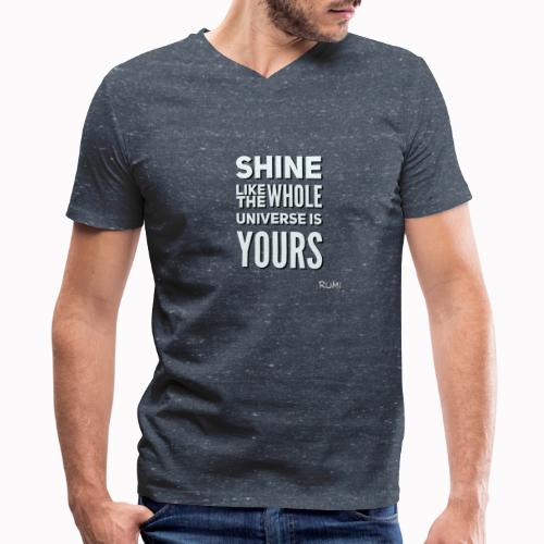Shine - Men's V-Neck T-Shirt by Canvas
