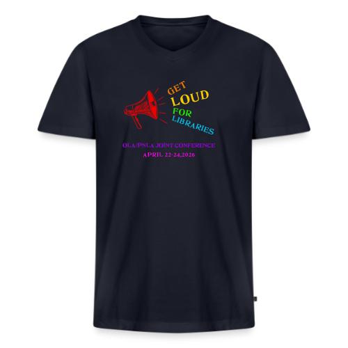 OLA PNLA 2026 square logo color transparent - Men's Premium Organic V-Neck T-Shirt