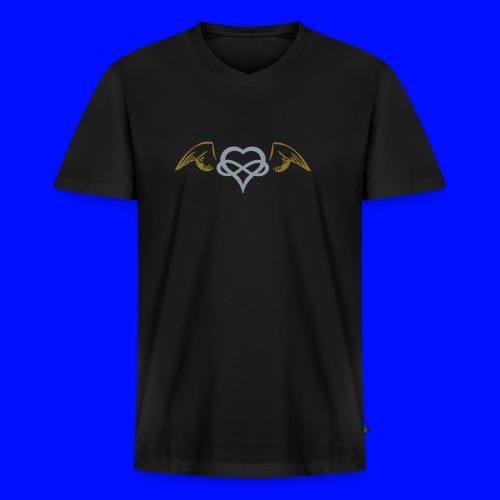 Solo Polyamory - Men's V-Neck T-Shirt by Bella + Canvas
