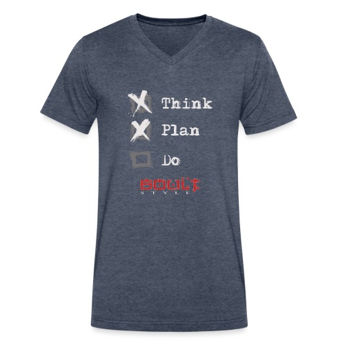 0116 Think Plan Do - Men's V-Neck T-Shirt by Canvas