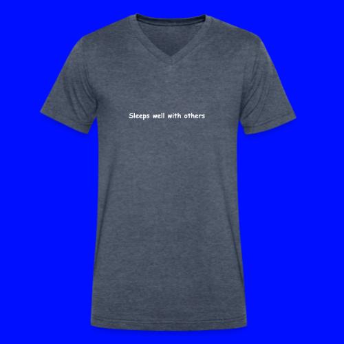 Sleeps Well - Men's V-Neck T-Shirt by Bella + Canvas