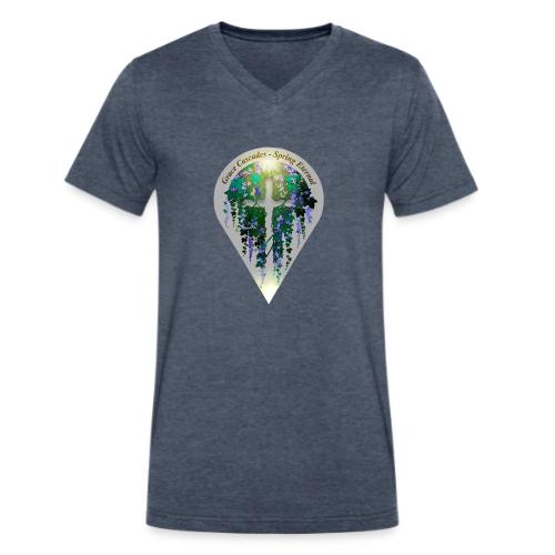 Easter Grace Cascades Vine T Shirt, Renewal Gift - Men's V-Neck T-Shirt by Bella + Canvas