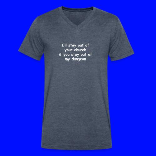 Church - Dungeon - Men's V-Neck T-Shirt by Bella + Canvas
