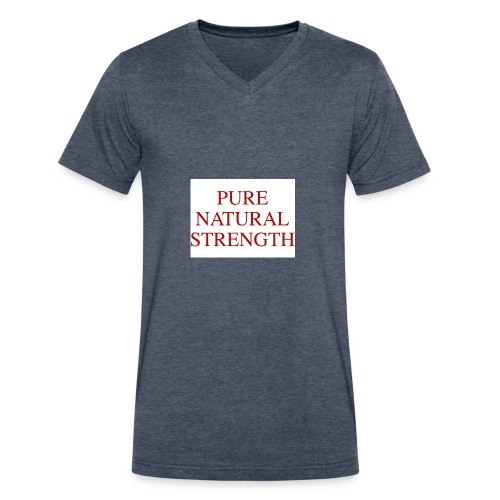 Natural Strength - Men's V-Neck T-Shirt by Canvas